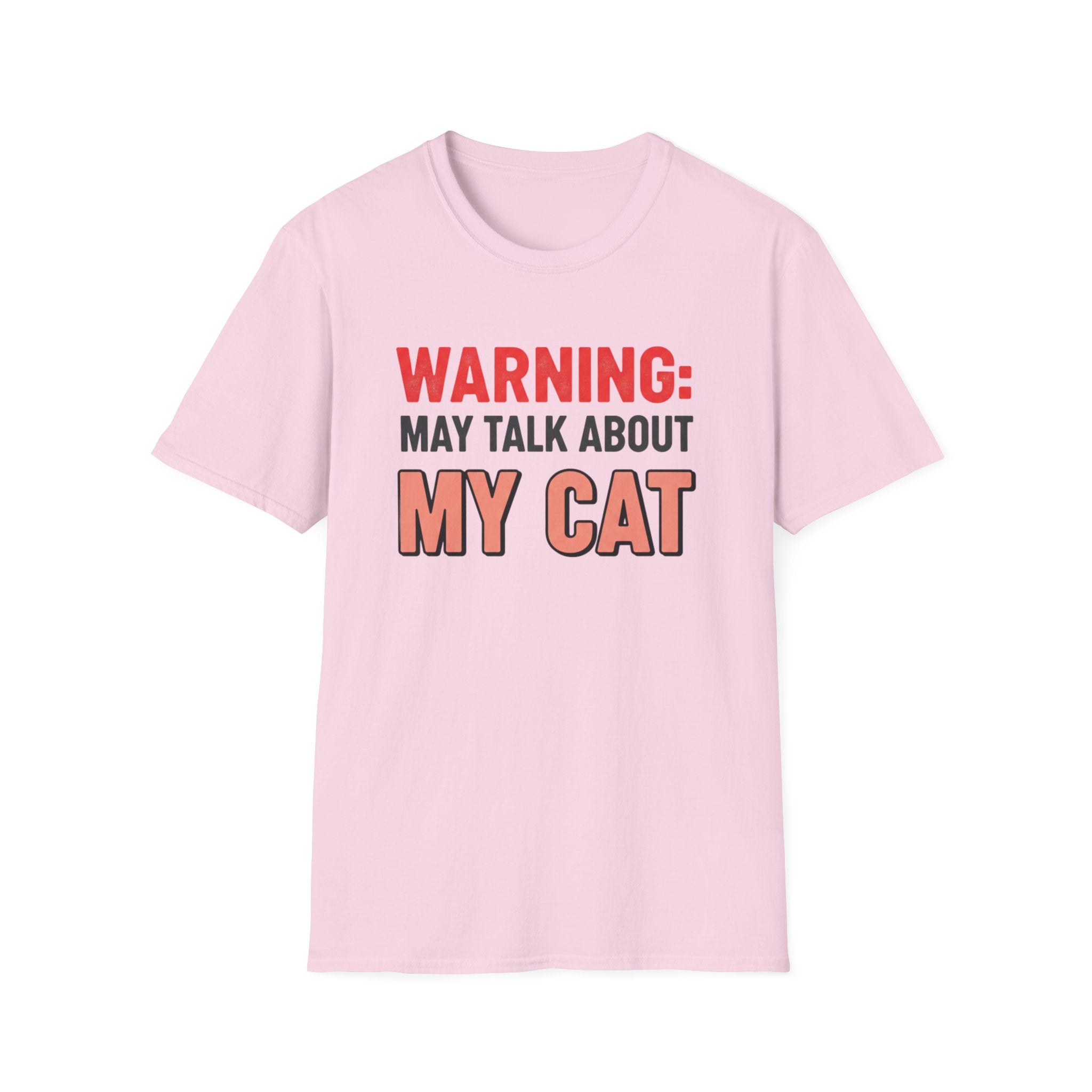 Warning: May Talk About My Cat Graphic Tee