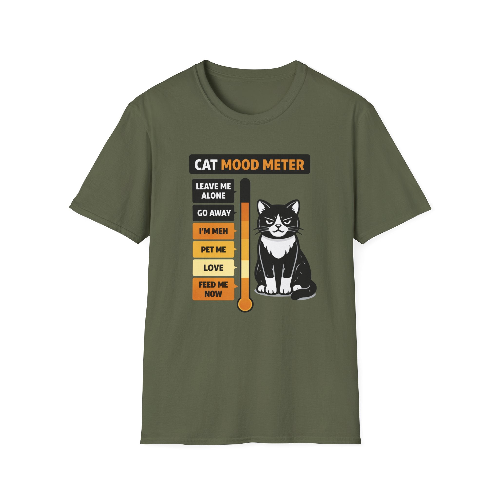 Cat Mood Meter Graphic Tee