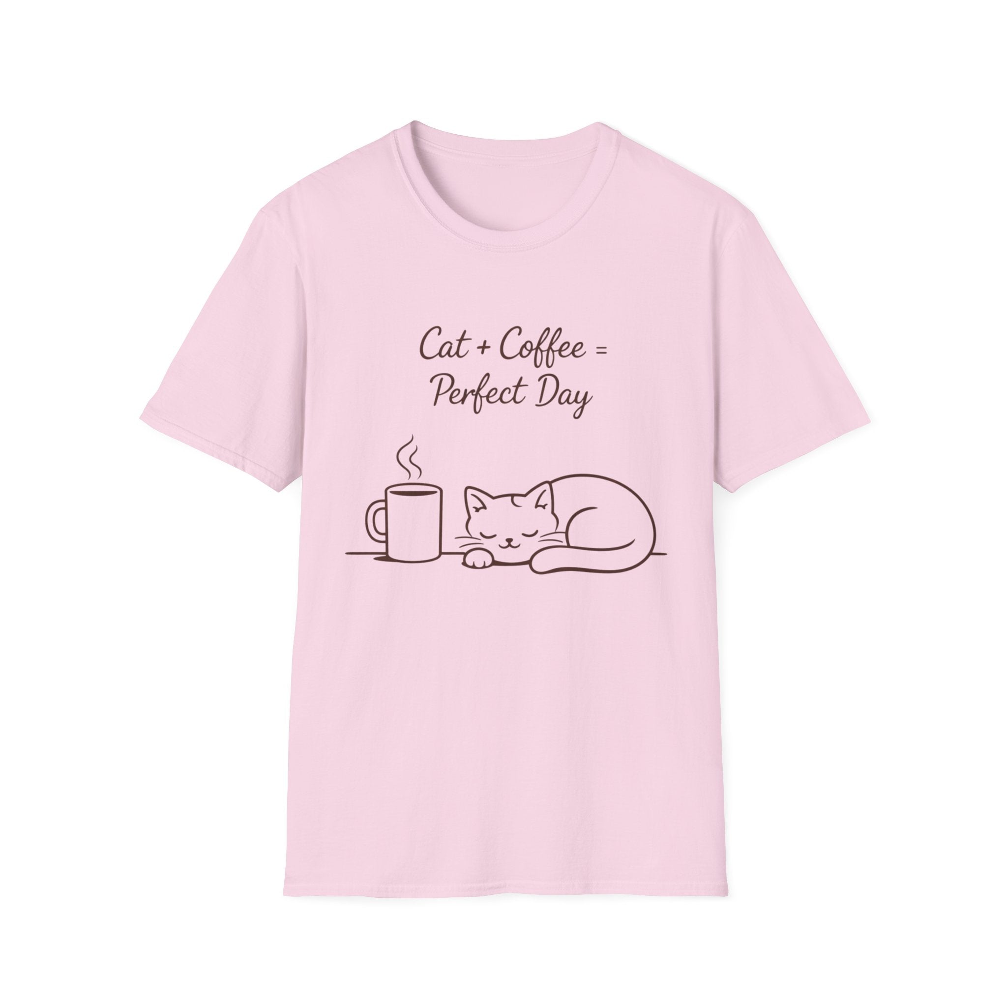 Cat Plus Coffee Graphic Tee