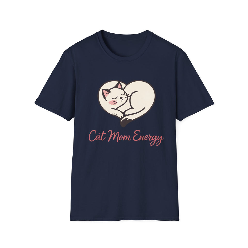Cat Mom Energy Graphic Tee