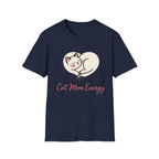 Cat Mom Energy Graphic Tee