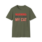 Warning: May Talk About My Cat Graphic Tee
