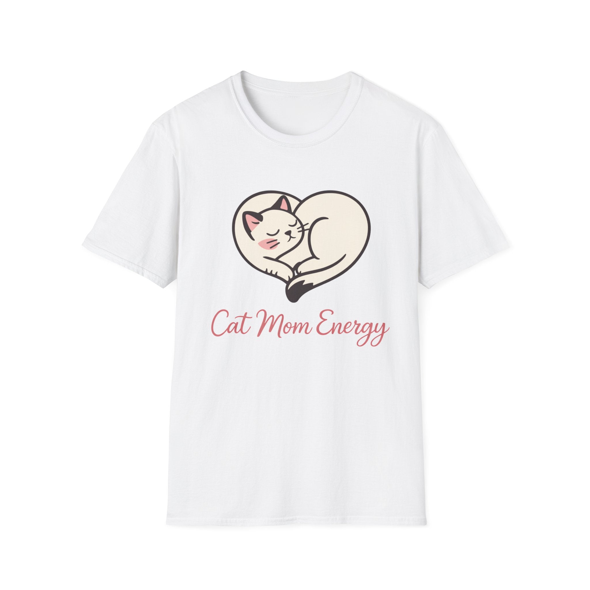 Cat Mom Energy Graphic Tee