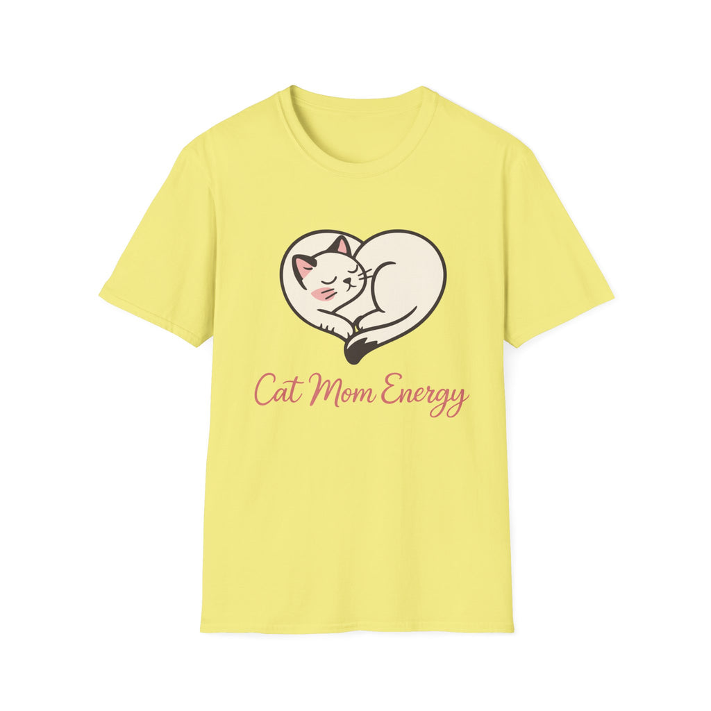Cat Mom Energy Graphic Tee