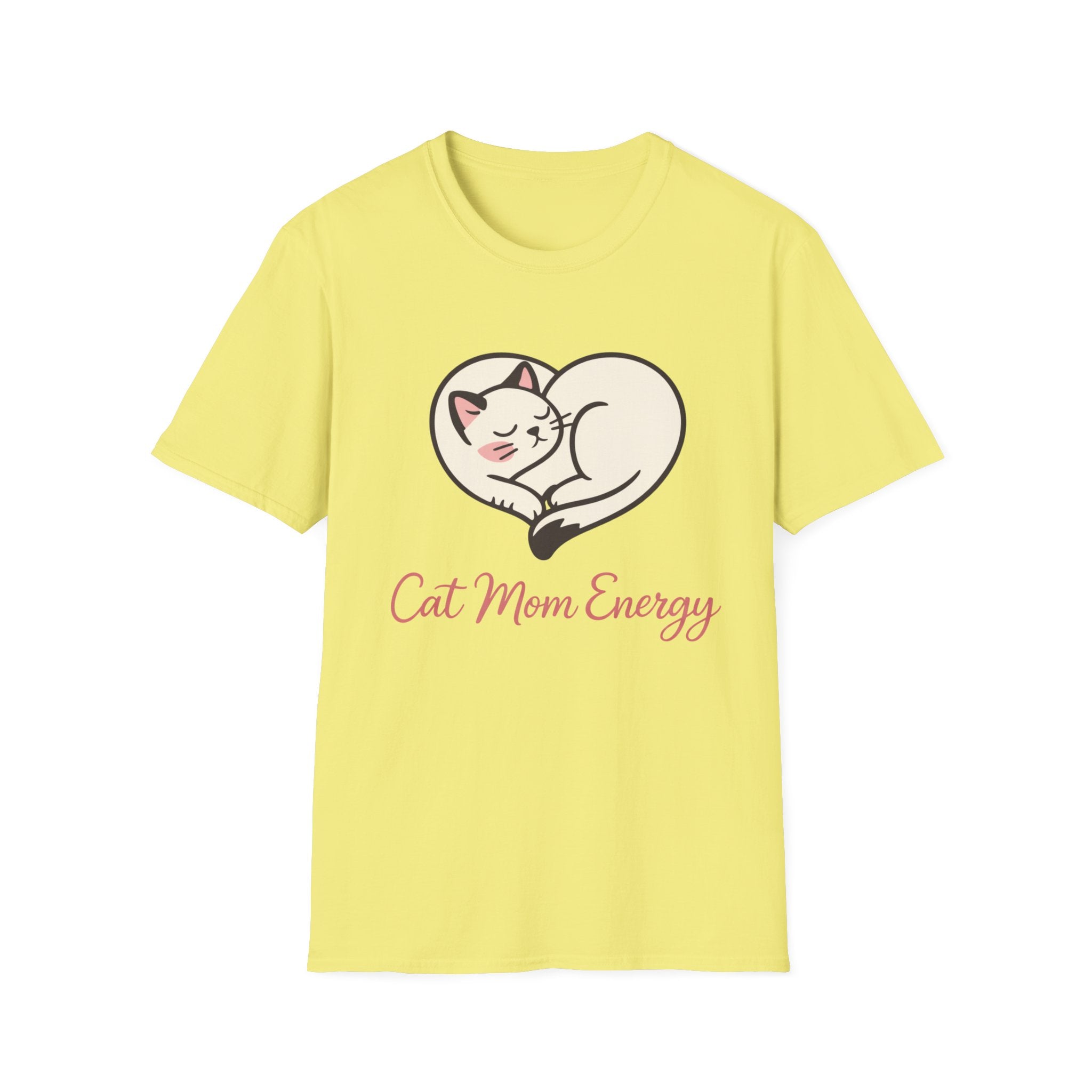Cat Mom Energy Graphic Tee