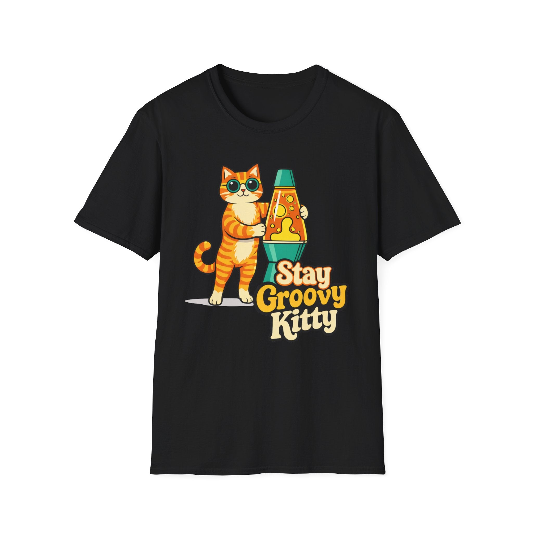 Stay Groovy Kitty Graphic Tee
