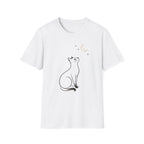 Cat Moon Stars Graphic Tee