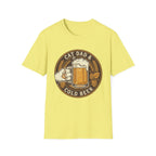 Cat Dad and Cold Beer Graphic Tee