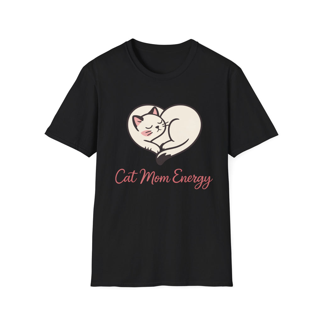 Cat Mom Energy Graphic Tee