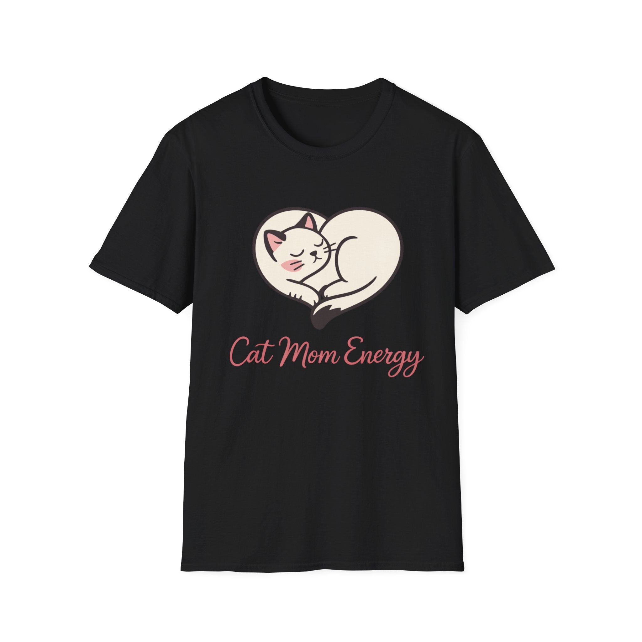 Cat Mom Energy Graphic Tee