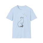 Cat Moon Stars Graphic Tee