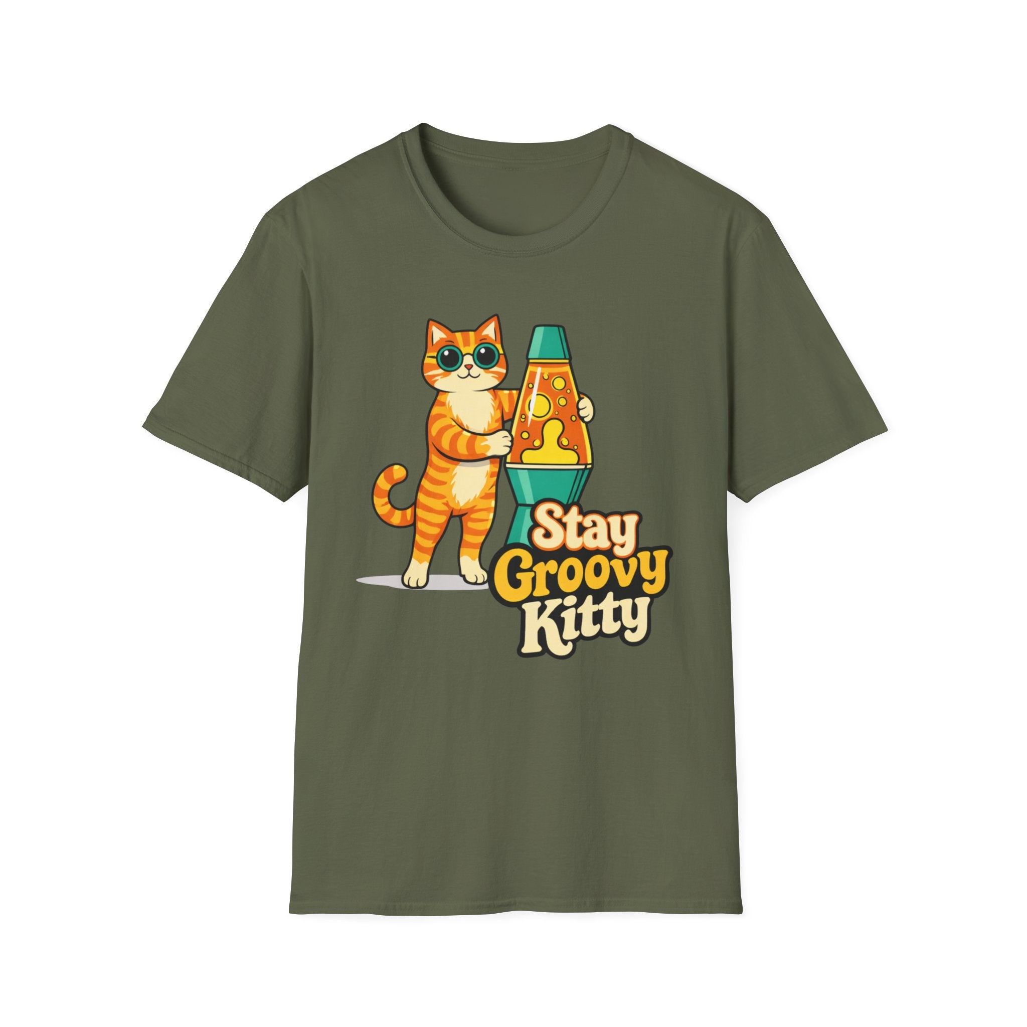 Stay Groovy Kitty Graphic Tee