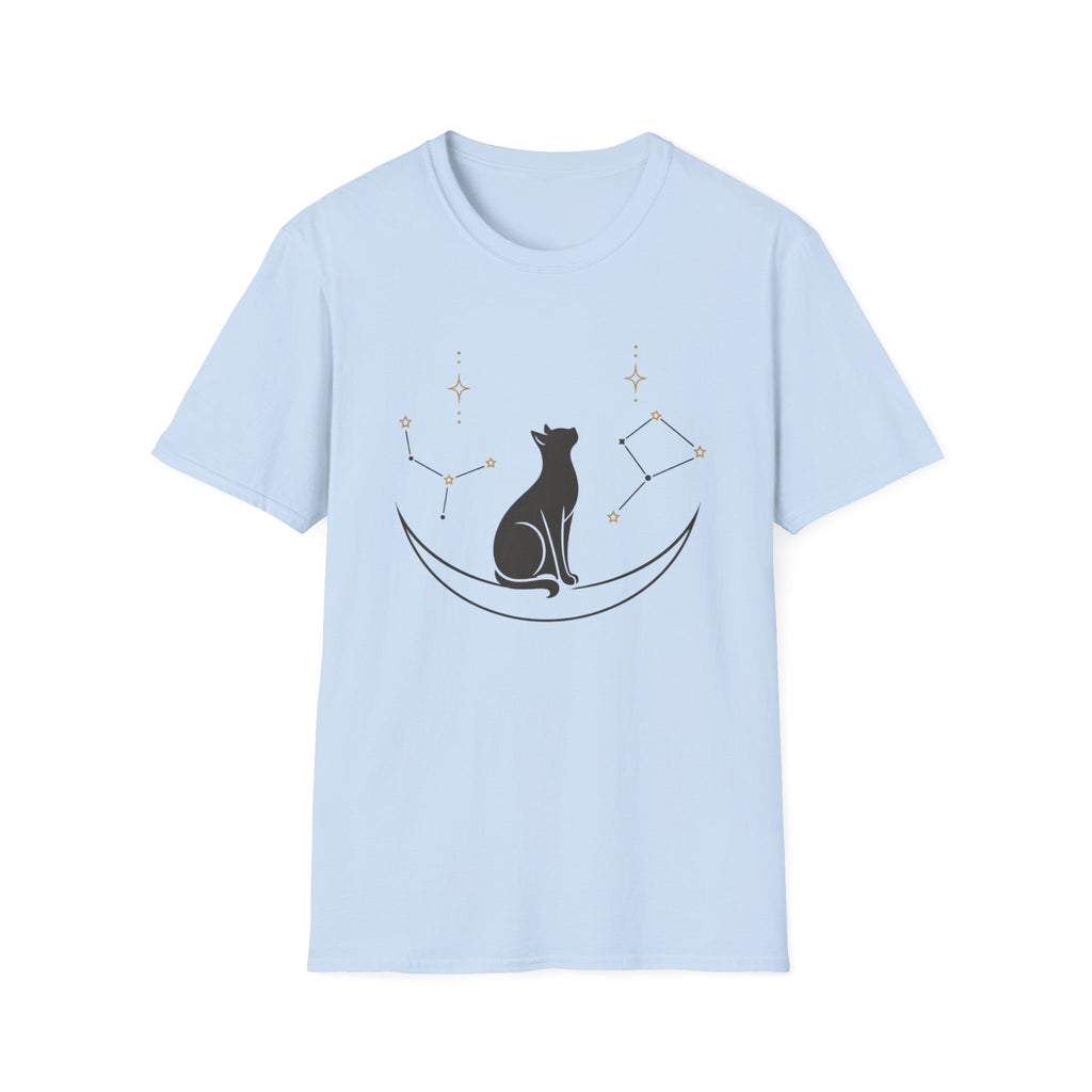 Cat Moon Sitting Graphic Tee