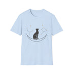 Cat Moon Sitting Graphic Tee