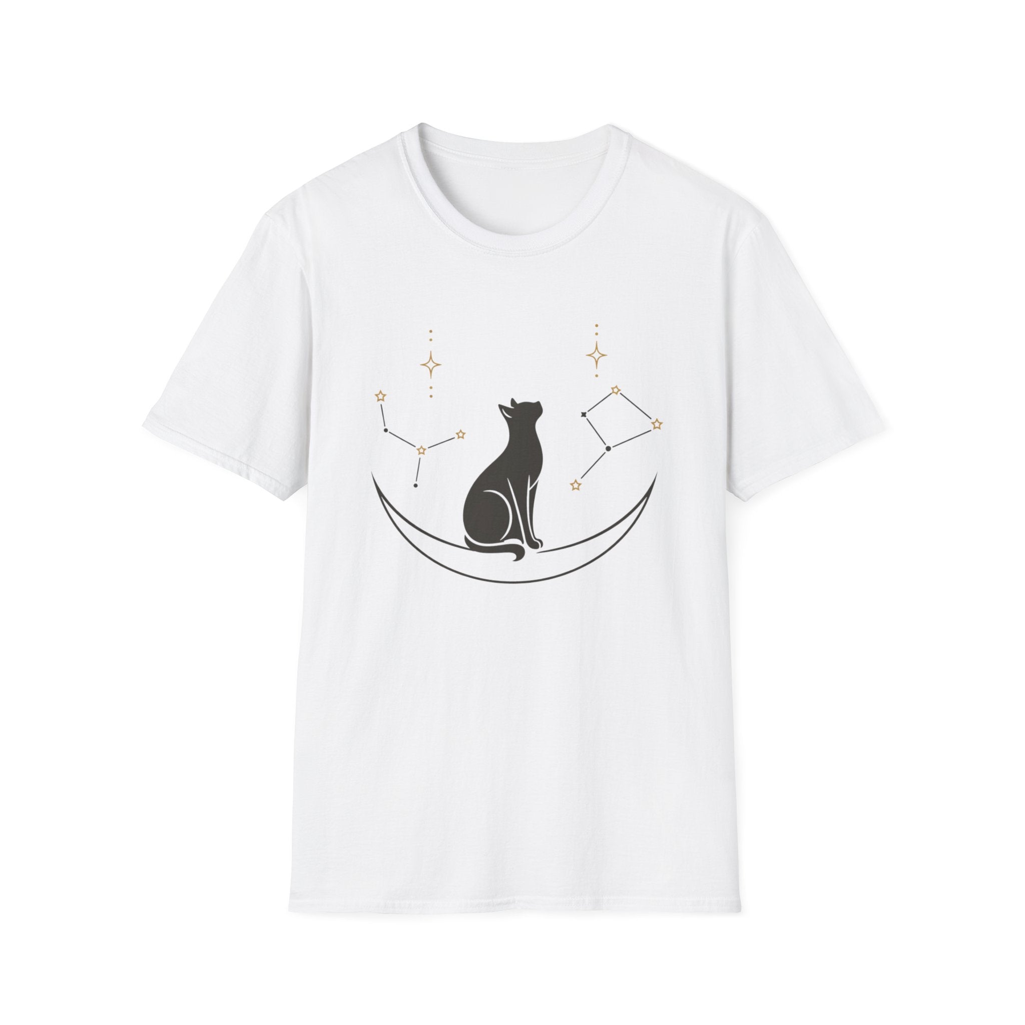 Cat Moon Sitting Graphic Tee