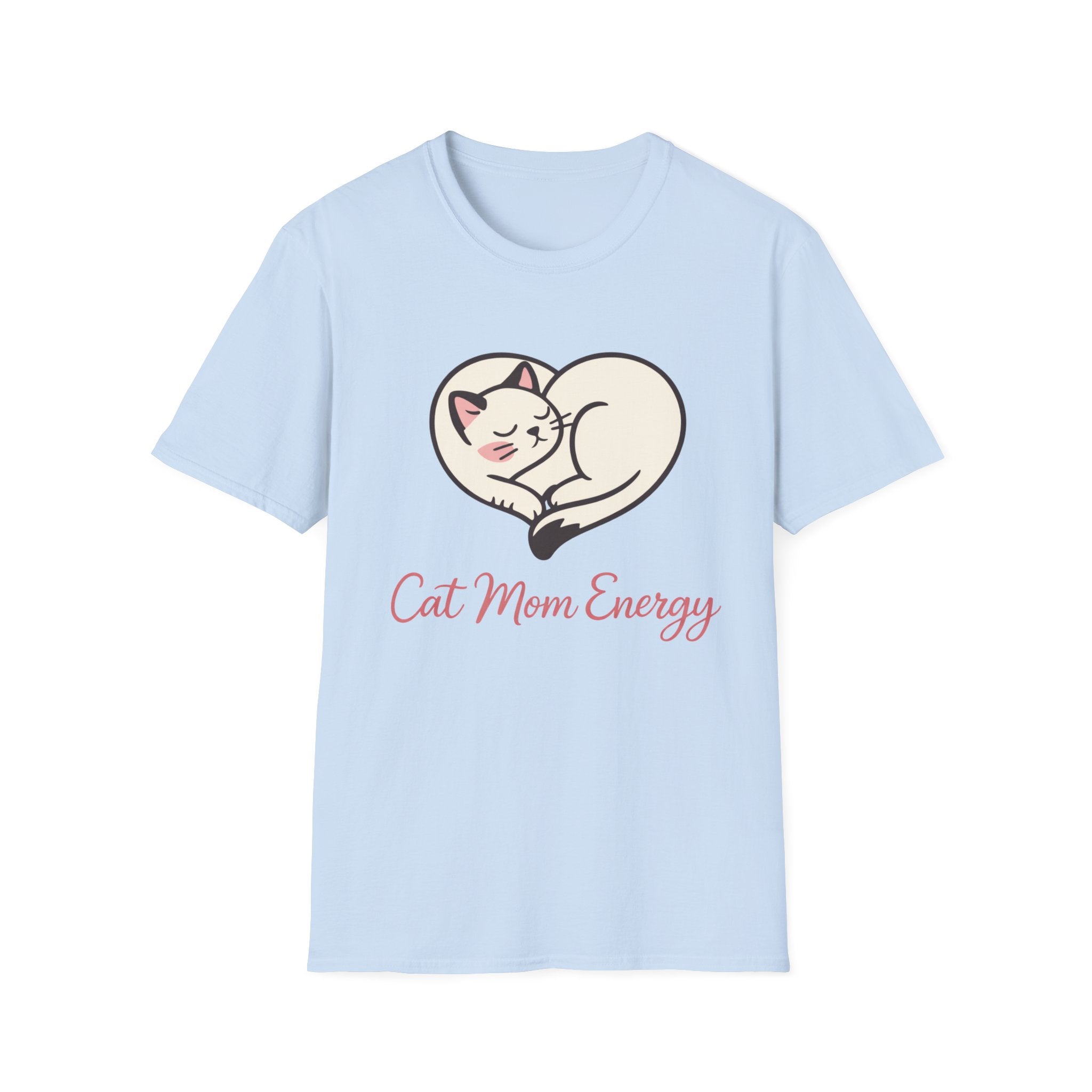 Cat Mom Energy Graphic Tee