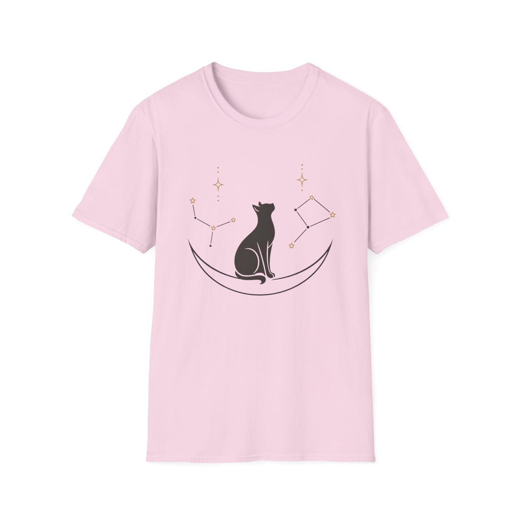 Cat Moon Sitting Graphic Tee