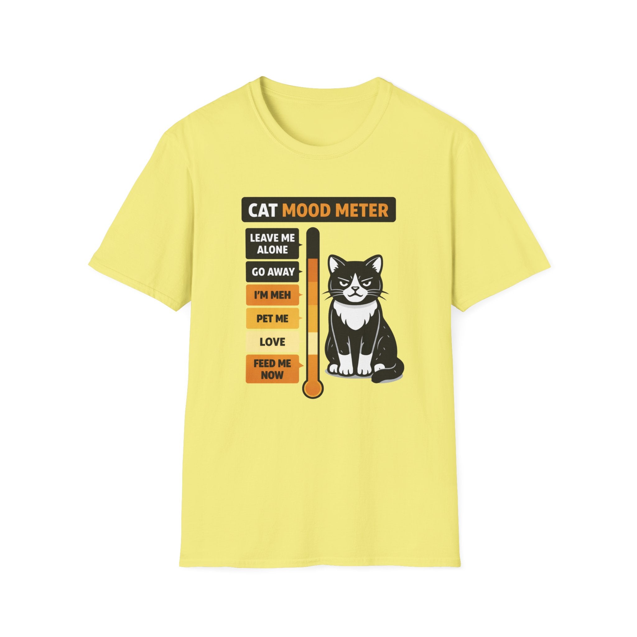 Cat Mood Meter Graphic Tee