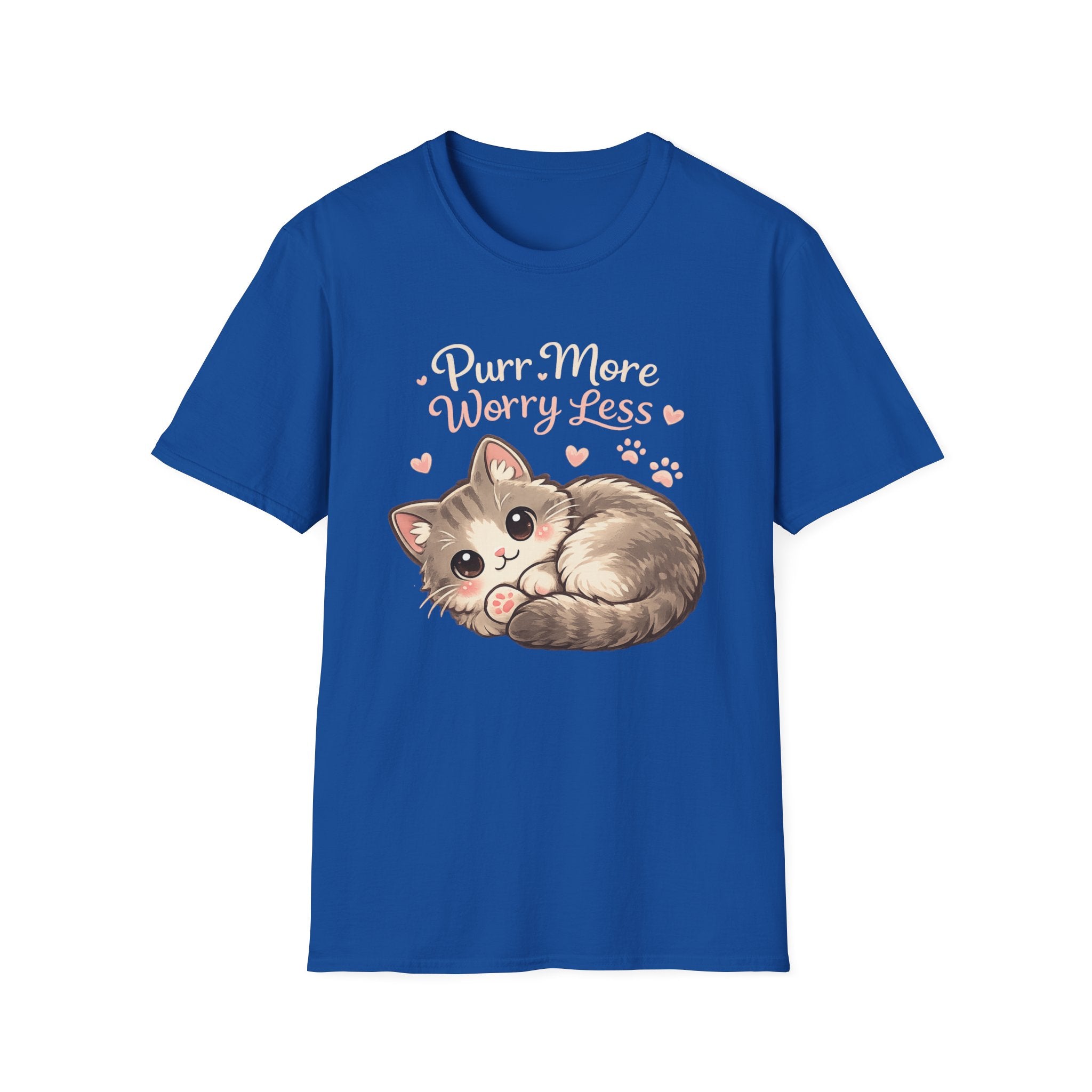 Purr More Worry Less Graphic Tee