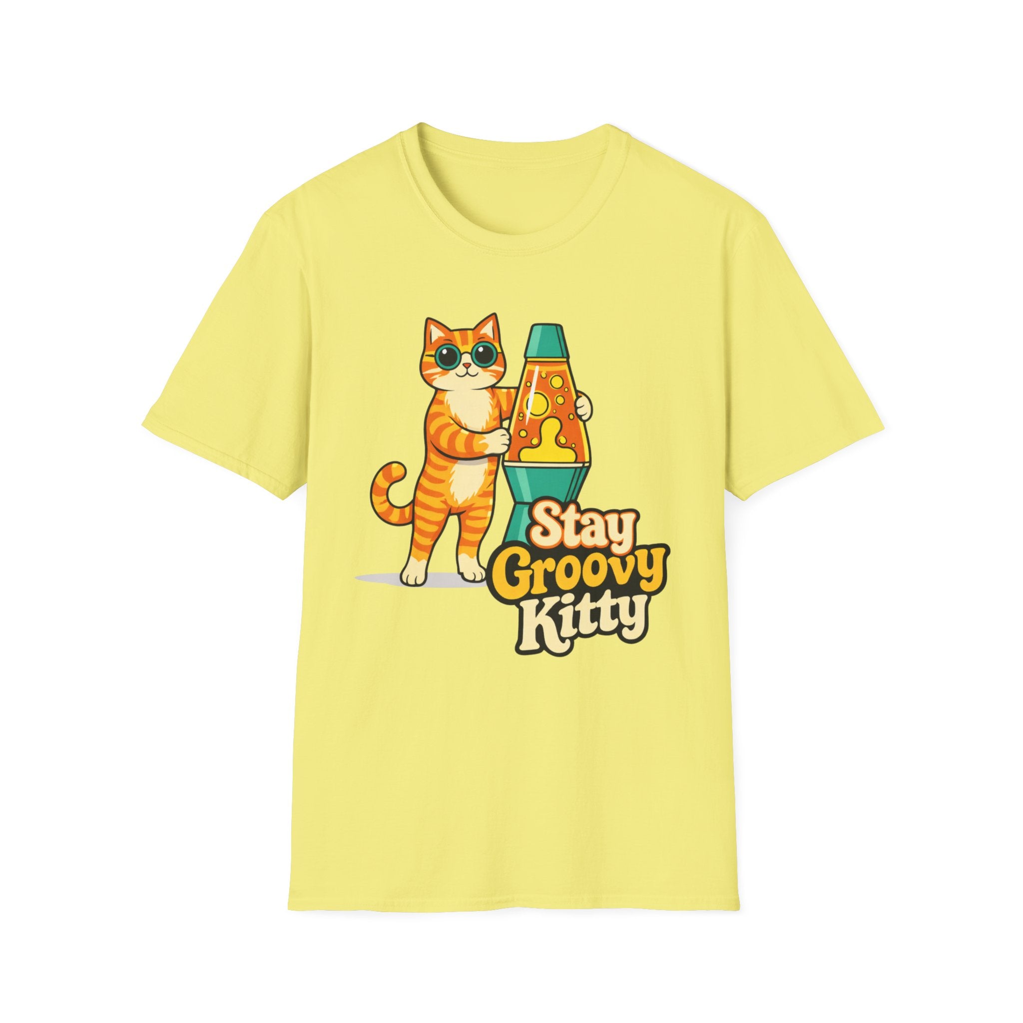Stay Groovy Kitty Graphic Tee