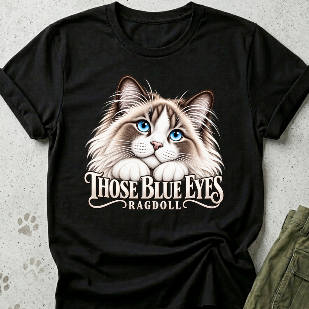 Ragdoll Those Blue Eyes Graphic Tee