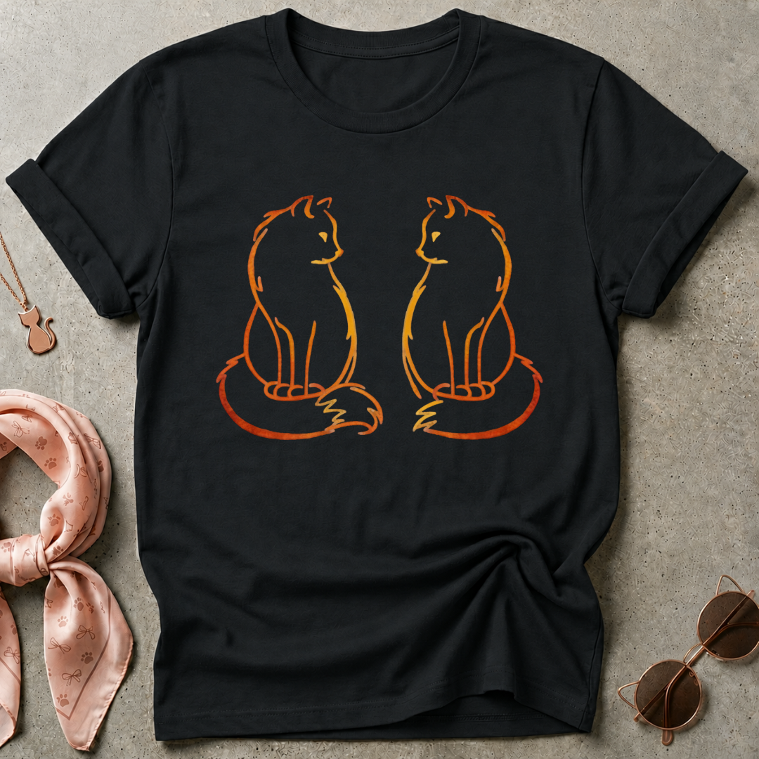 Fire Cats Graphic Tee