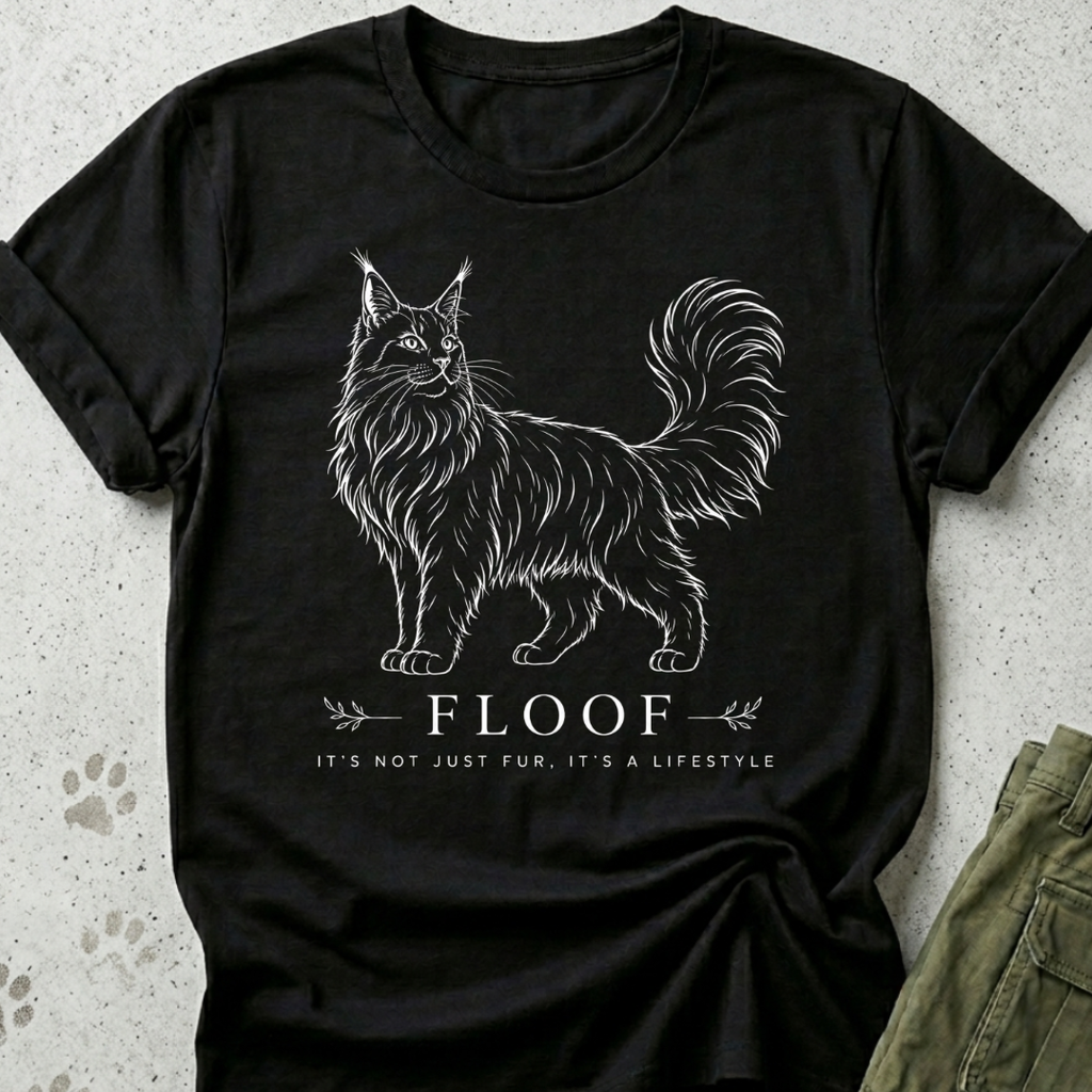 Maine Coon Floof Graphic Tee