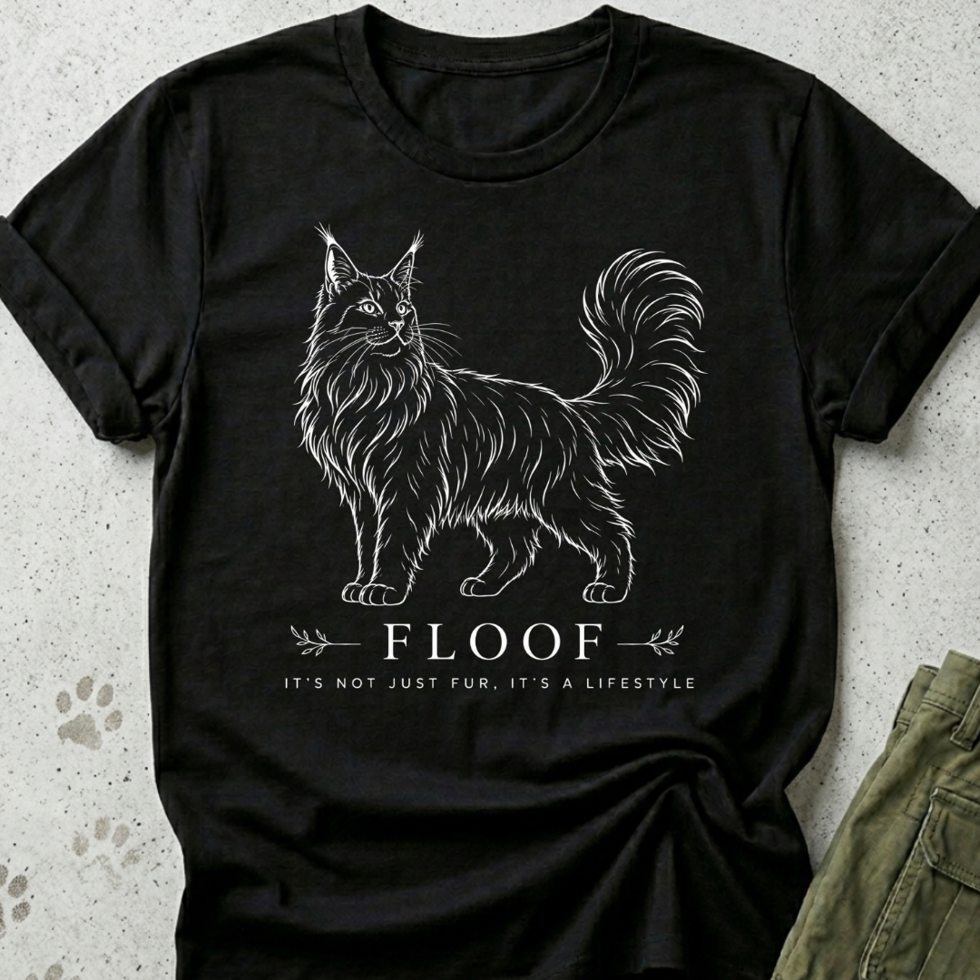 Maine Coon Floof Graphic Tee