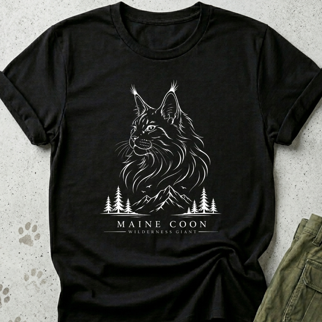 Maine Coon Wilderness Giant Graphic Tee