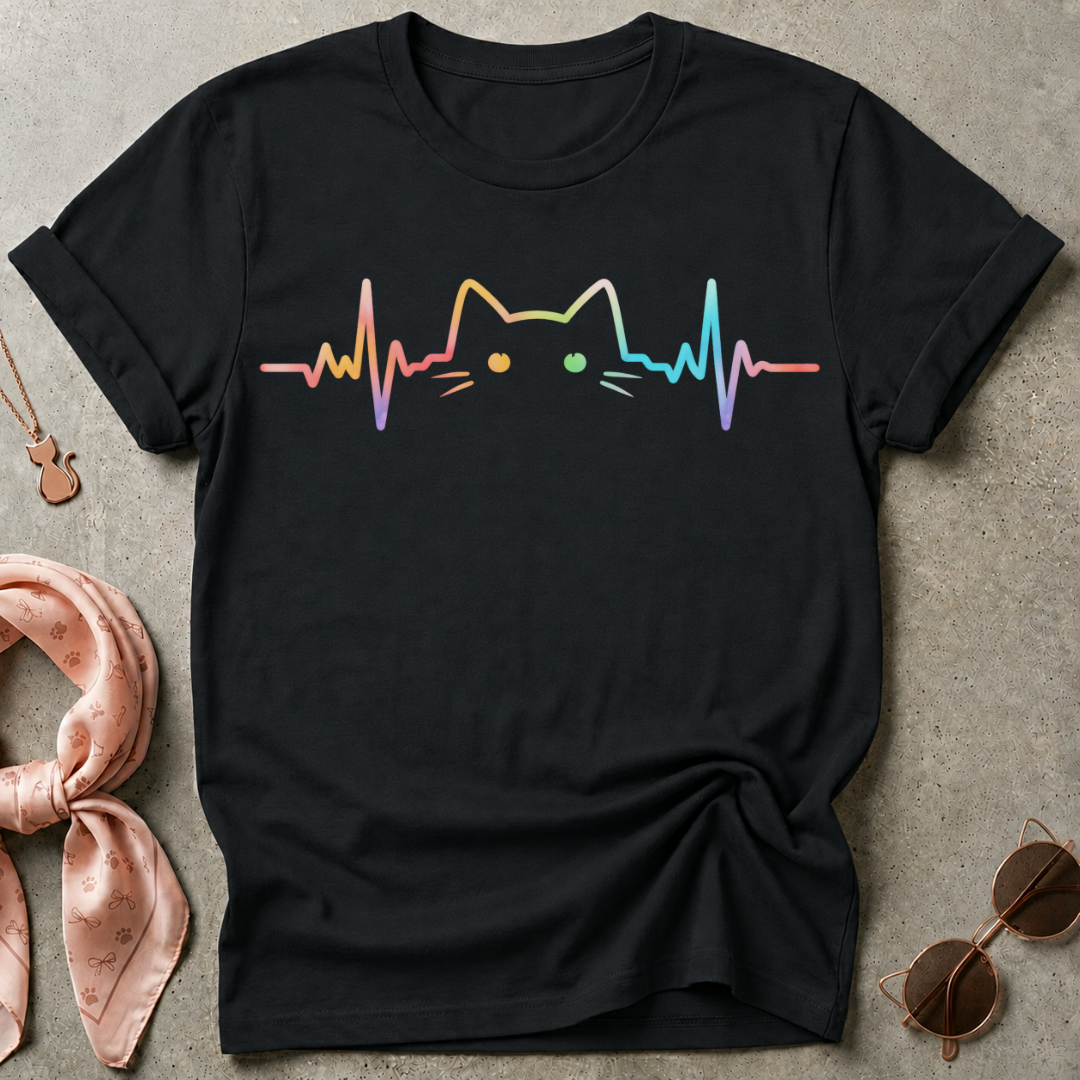 EKG Kitty Graphic Tee