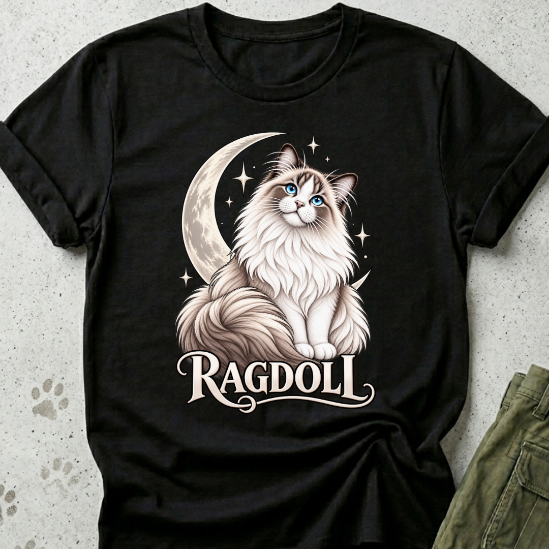 Ragdoll Moon Graphic Tee