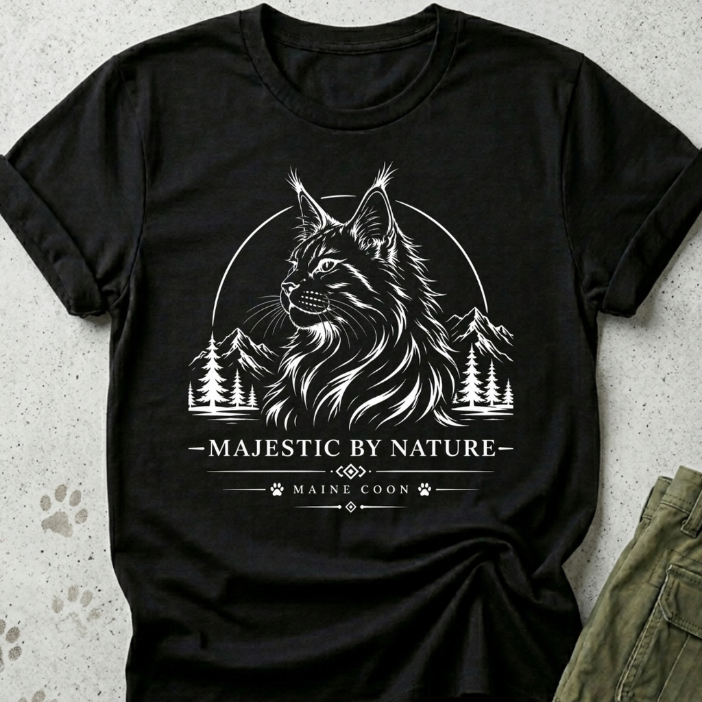 Maine Coon Majestic Graphic Tee