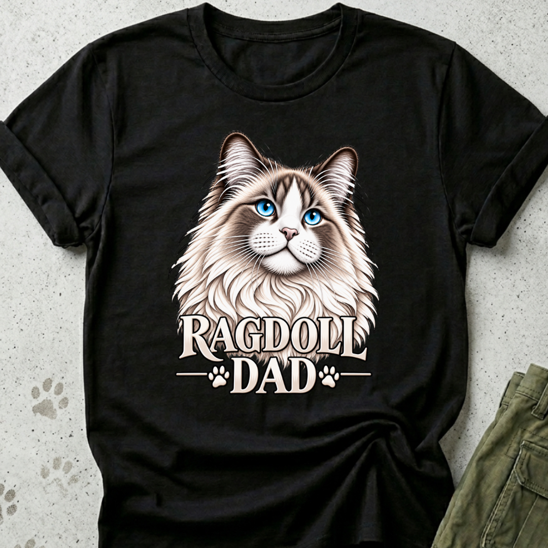 Ragdoll Dad Graphic Tee