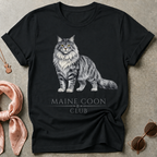 Maine Coon Club Silver Graphic Tee