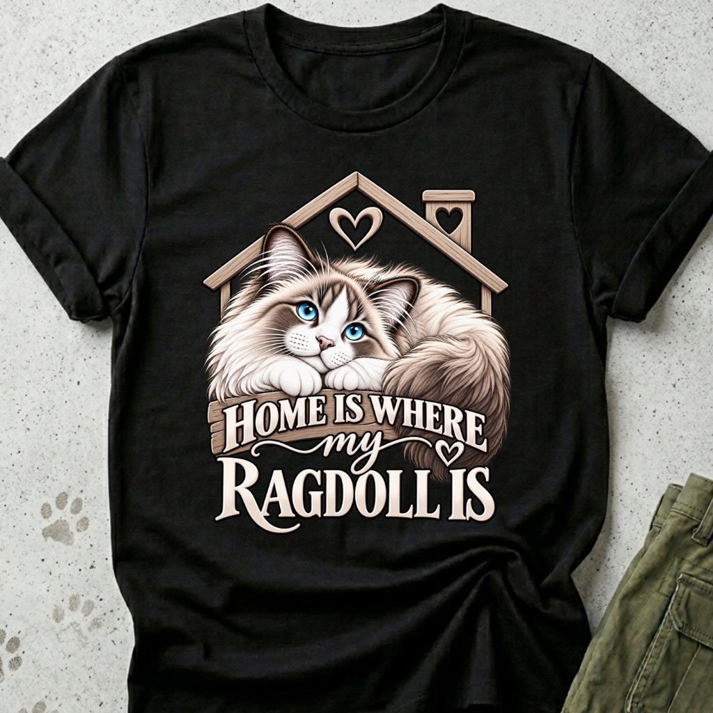 Ragdoll Home Graphic Tee