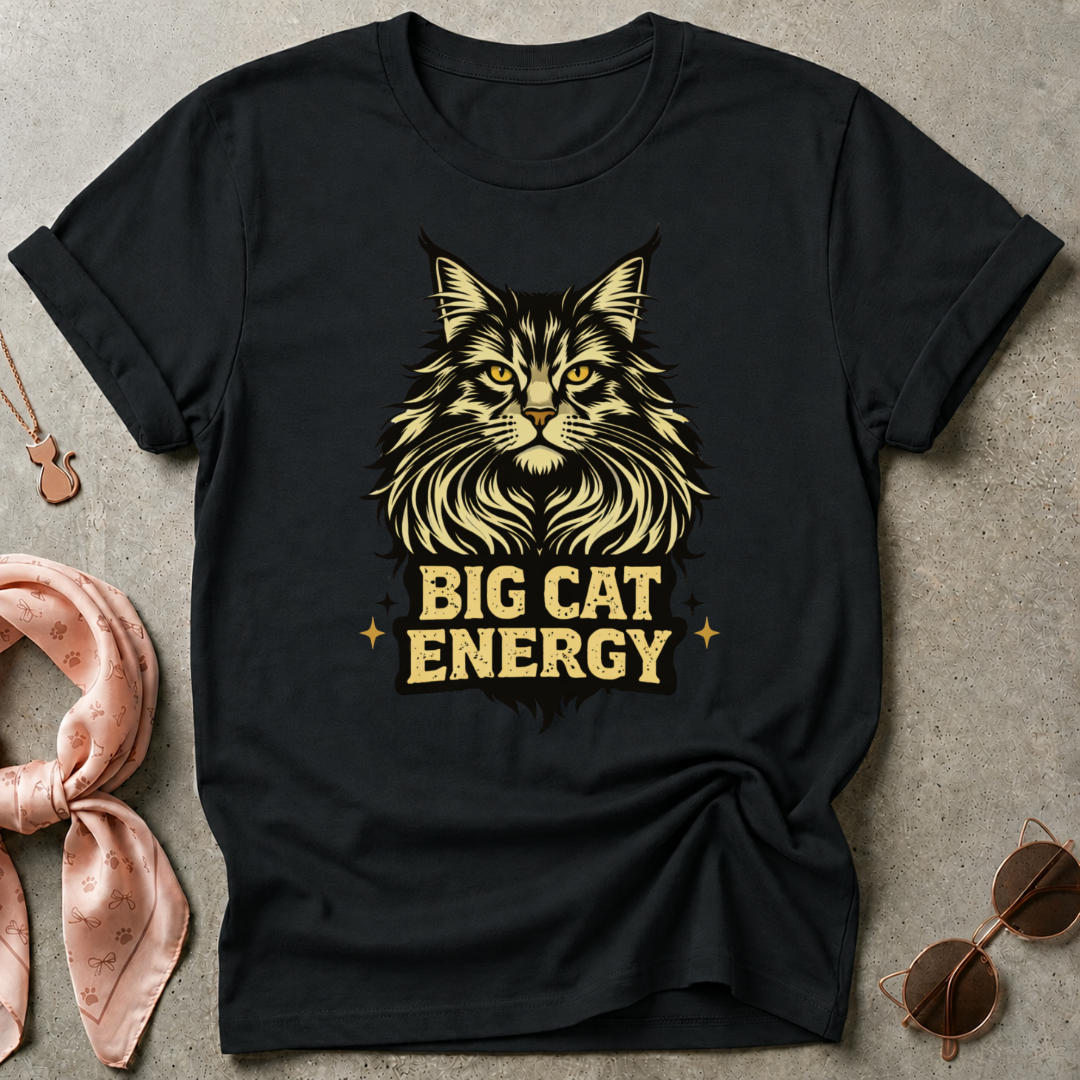 Big Cat Energy Graphic Tee