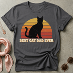 Best Cat Dad Ever Two Graphic Tee