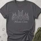 Three Maine Coons Graphic Tee