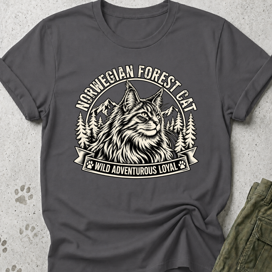 Norwegian Forest Cat WAL Graphic Tee
