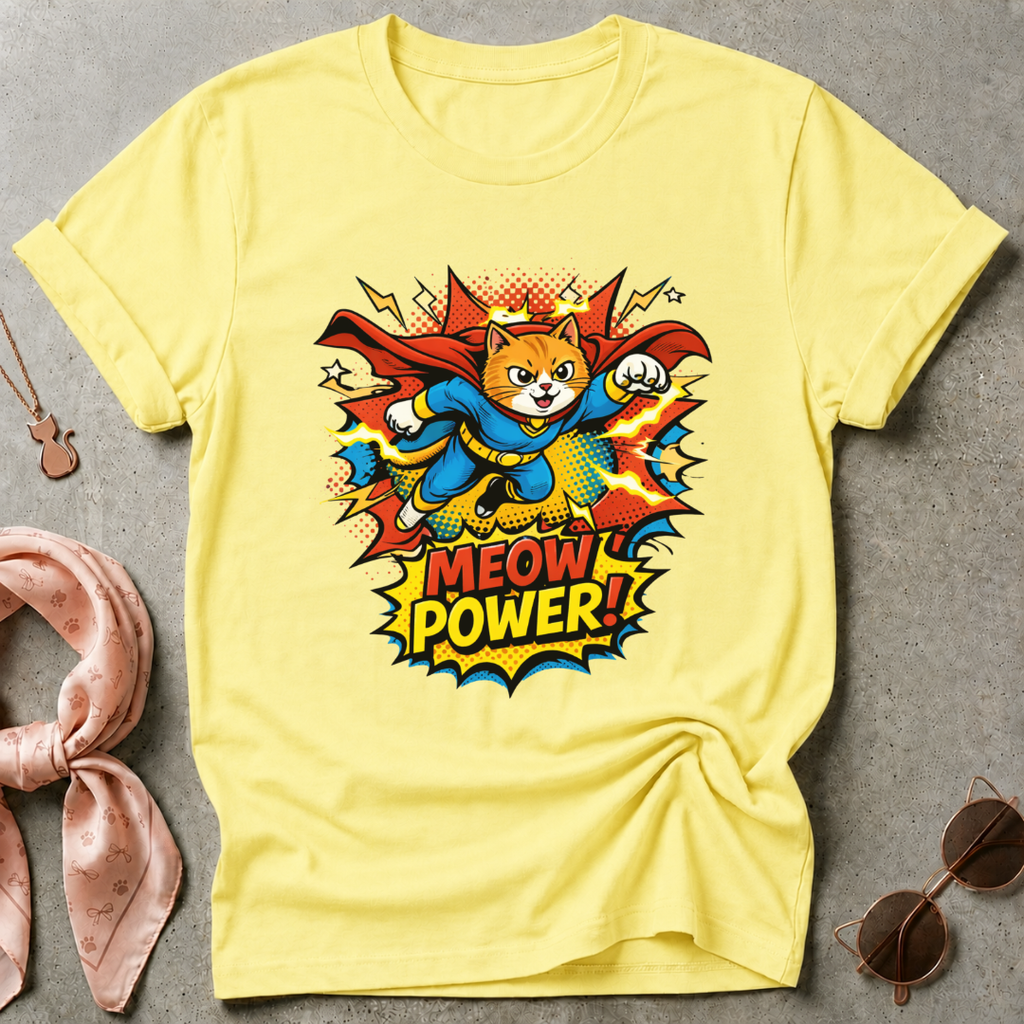Meow Power Graphic Tee