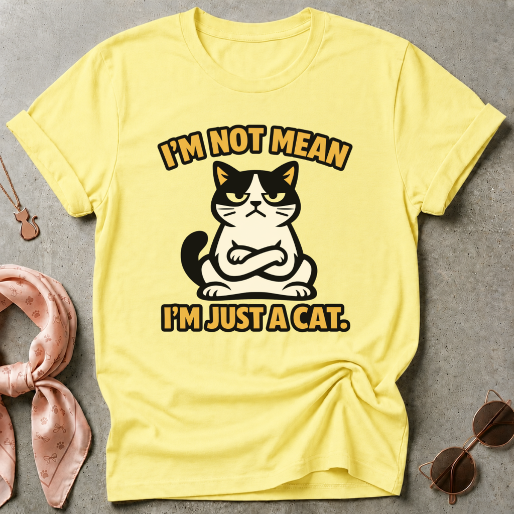 I'm Not Mean I'm Just A Cat Graphic Tee