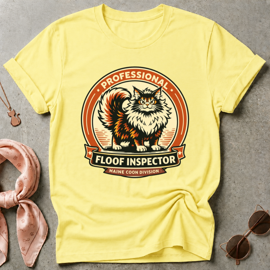 Professional Floof Inspector Graphic Tee