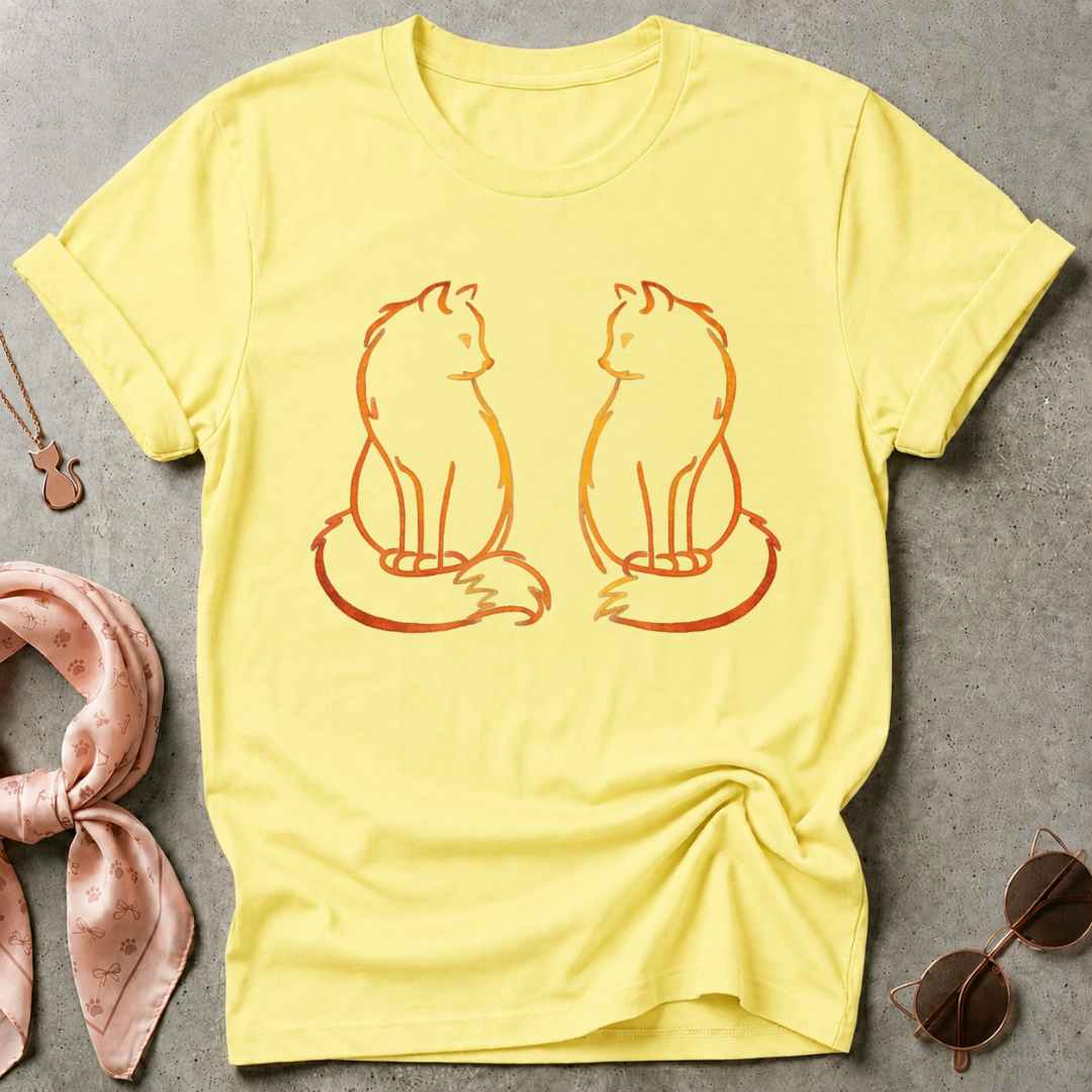 Fire Cats Graphic Tee