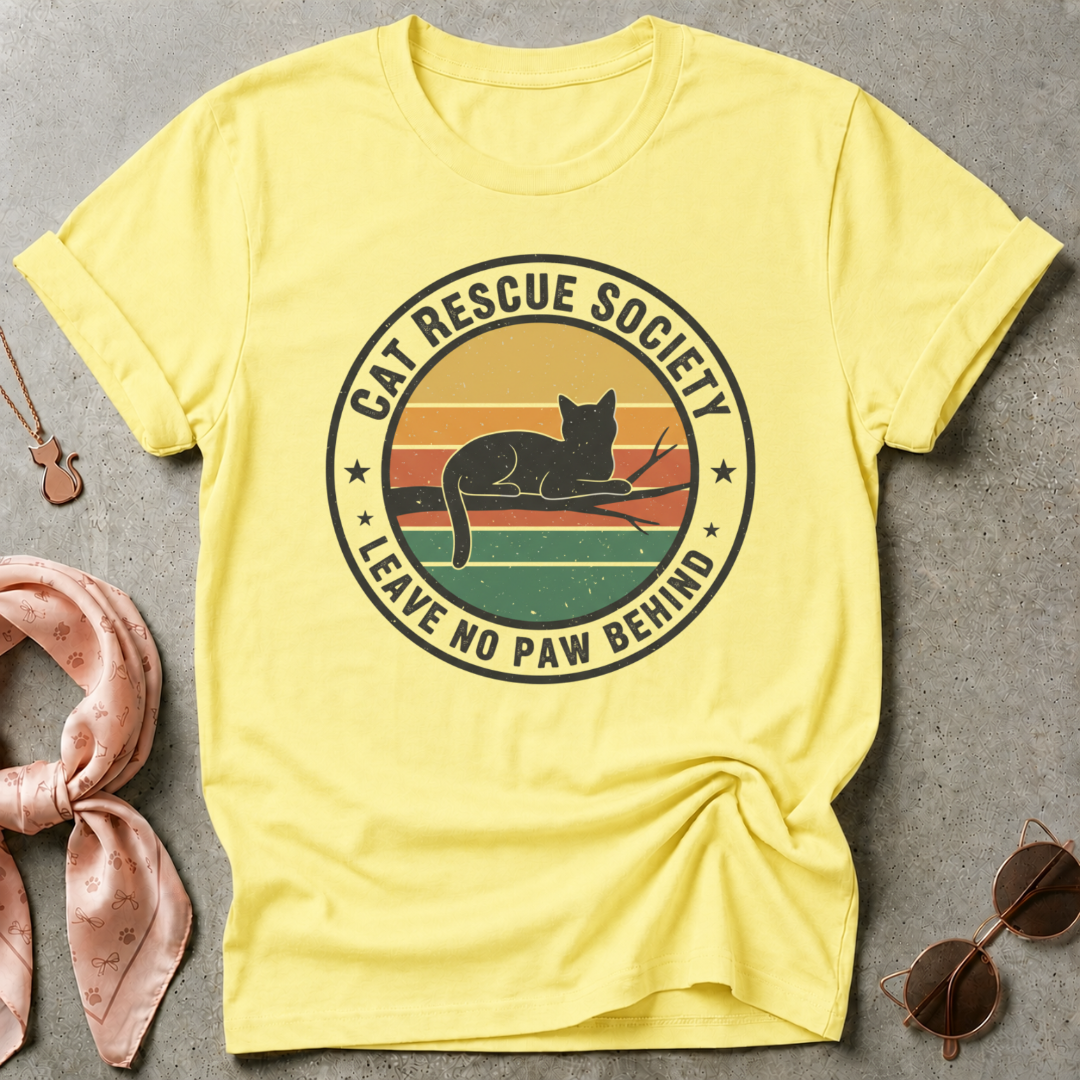 Cat Rescue Society Graphic Tee