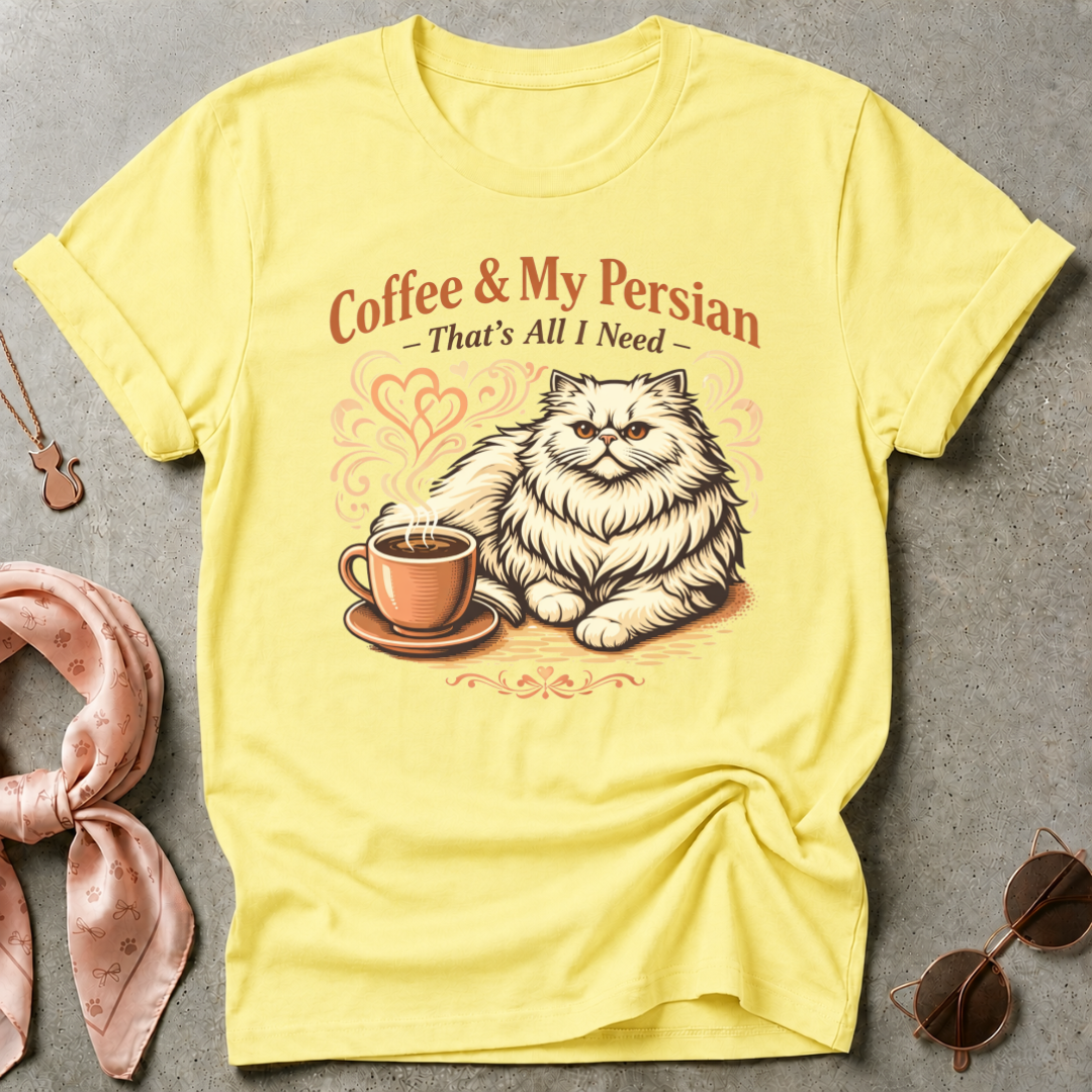 Coffee and My Persian Graphic Tee