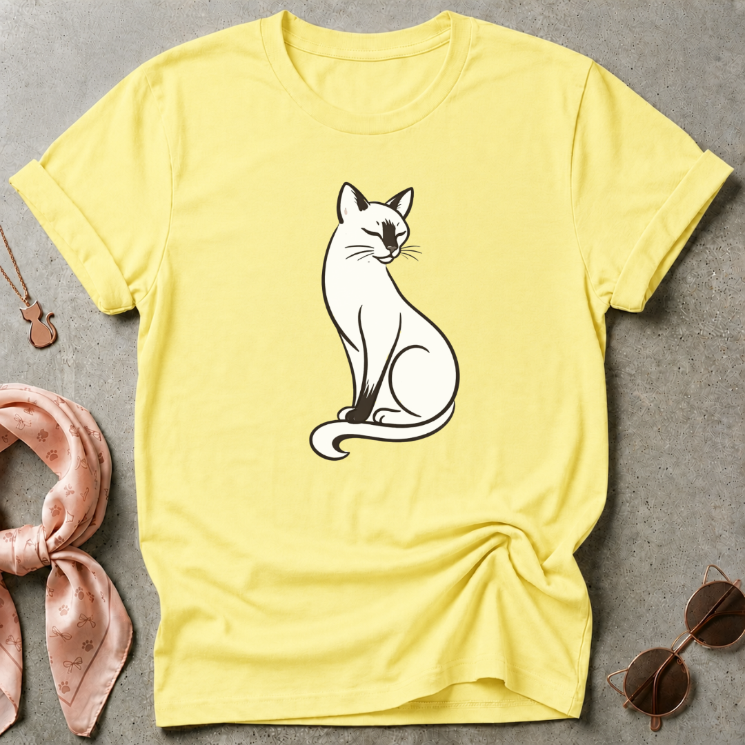 Siamese Silhouette Graphic Tee
