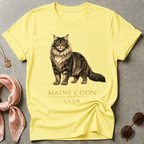 Maine Coon Club Brown Graphic Tee