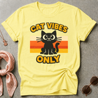 Cat Vibes Only Graphic Tee