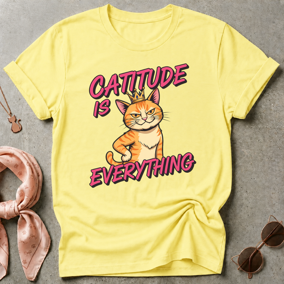Catitude is Everything Graphic Tee