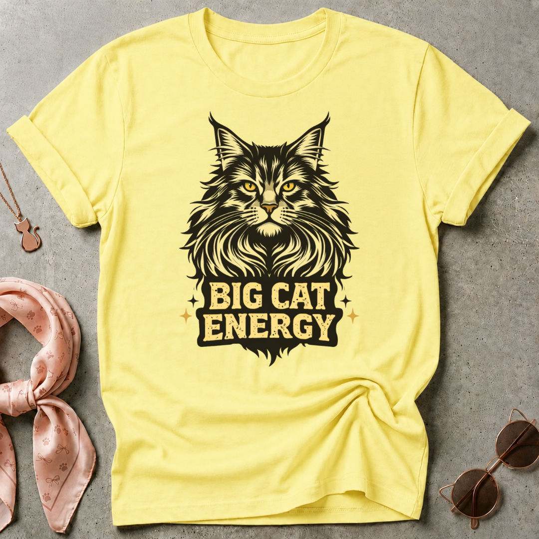 Big Cat Energy Graphic Tee